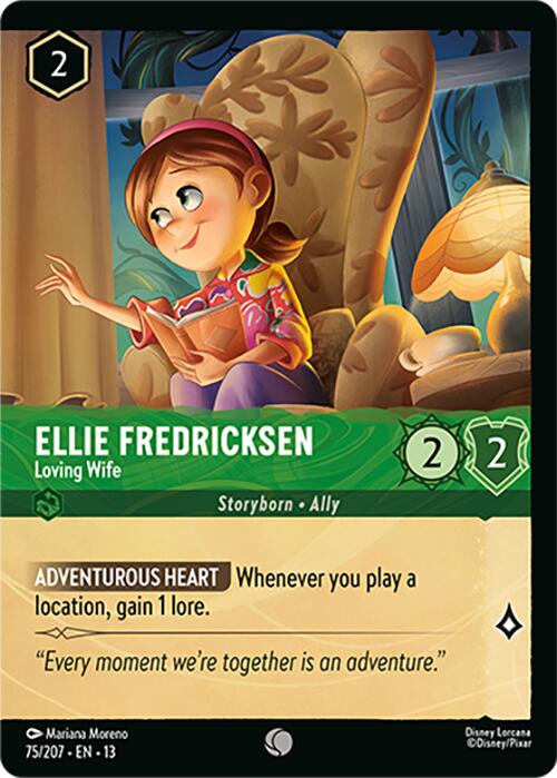 Ellie Fredricksen - Loving Wife (Foil) (75/204) [Attack of the Vine!] | L.A. Mood Comics and Games
