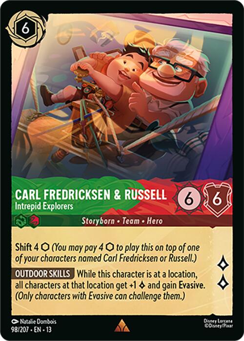 Carl Fredricksen & Russell - Intrepid Explorers (98/204) [Attack of the Vine!] | L.A. Mood Comics and Games