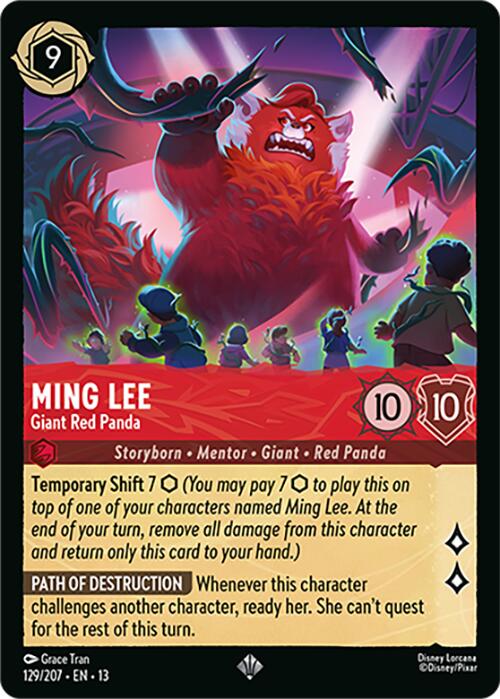 Ming Lee - Giant Red Panda (129/204) [Attack of the Vine!] | L.A. Mood Comics and Games