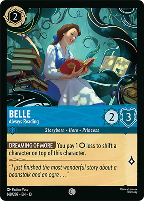 Belle - Always Reading (148/204) [Attack of the Vine!] | L.A. Mood Comics and Games