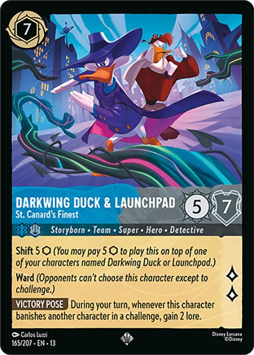 Darkwing Duck & Launchpad - St. Canard's Finest (165/204) [Attack of the Vine!] | L.A. Mood Comics and Games