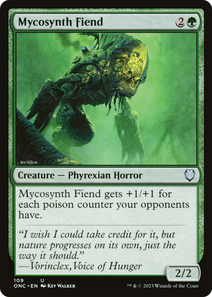Mycosynth Fiend [Phyrexia: All Will Be One Commander] | L.A. Mood Comics and Games
