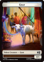 Goat // Soldier Double-Sided Token (Surge Foil) [Marvel Super Heroes Commander Tokens] | L.A. Mood Comics and Games