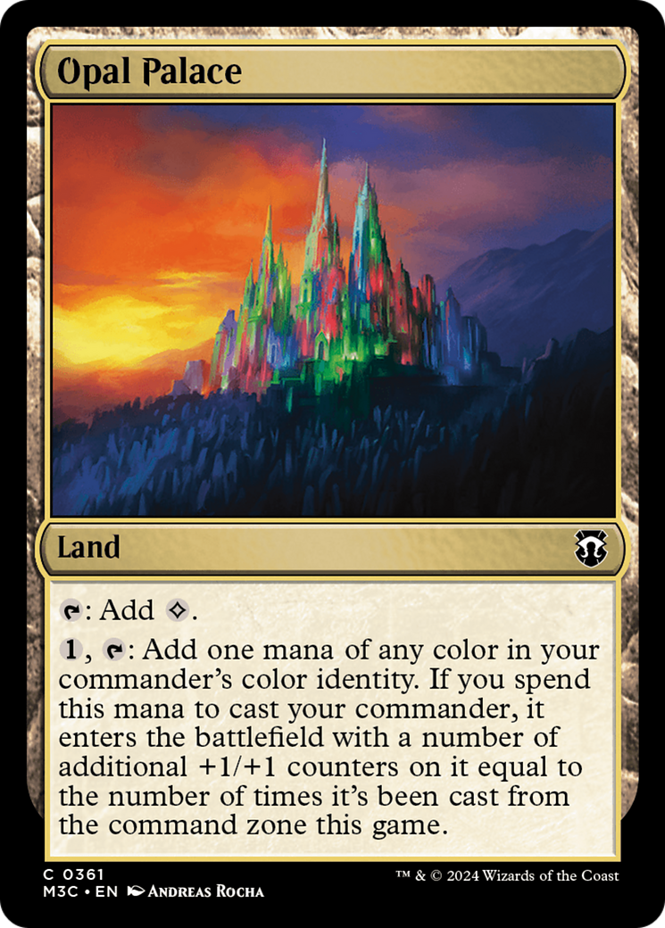 Opal Palace (Ripple Foil) [Modern Horizons 3 Commander] | L.A. Mood Comics and Games