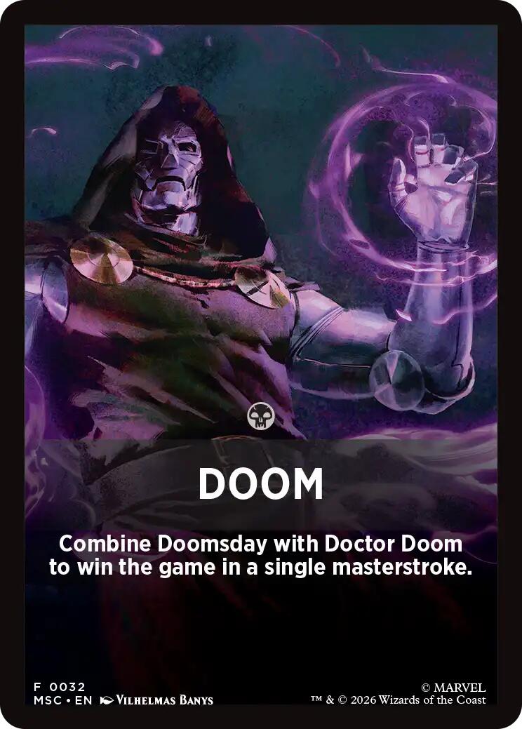 Doom Theme Card [Marvel Super Heroes Commander] | L.A. Mood Comics and Games