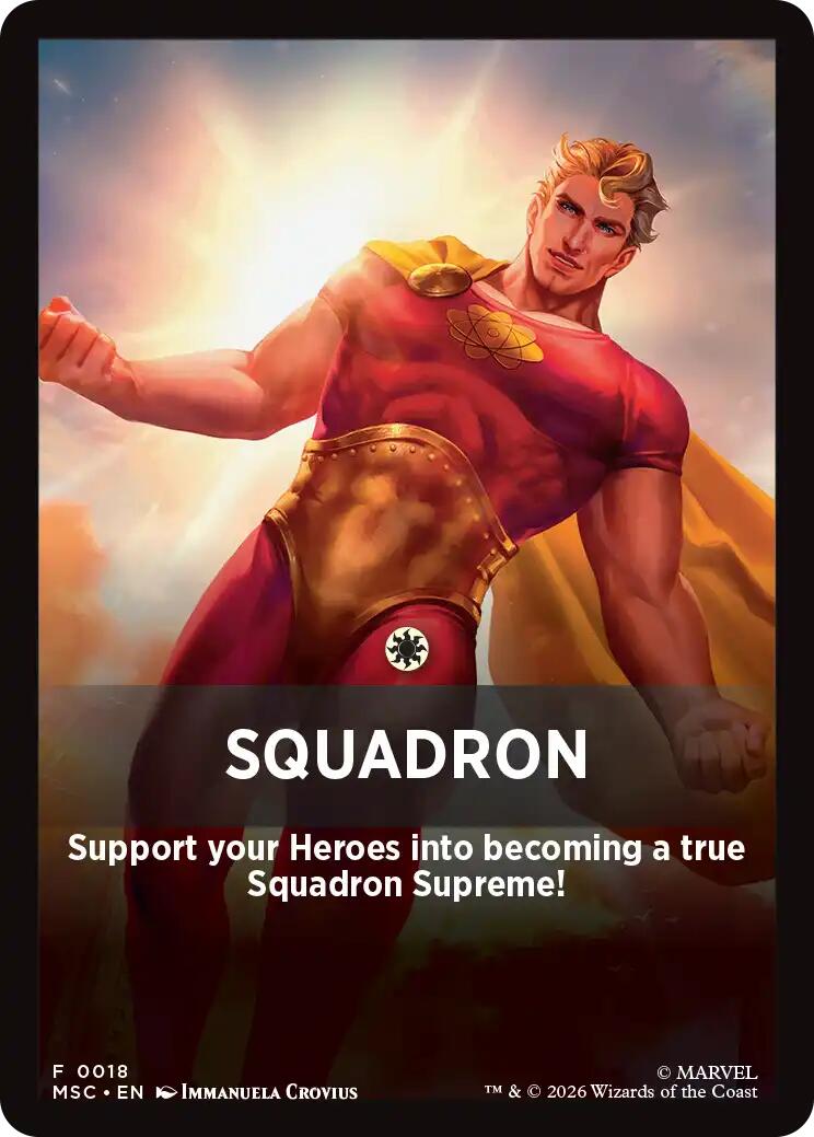 Squandron Theme Card [Marvel Super Heroes Commander] | L.A. Mood Comics and Games