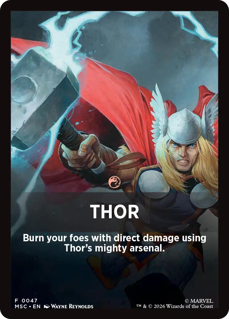 Thor Theme Card [Marvel Super Heroes Commander] | L.A. Mood Comics and Games