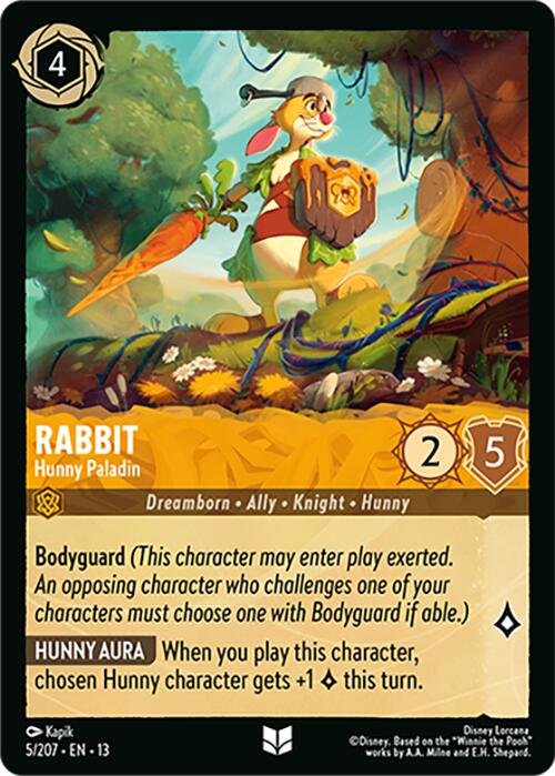 Rabbit - Hunny Paladin (5/204) [Attack of the Vine!] | L.A. Mood Comics and Games