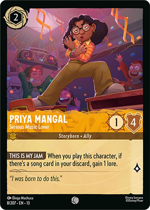 Priya Mangal - Serious Music Lover (8/204) [Attack of the Vine!] | L.A. Mood Comics and Games