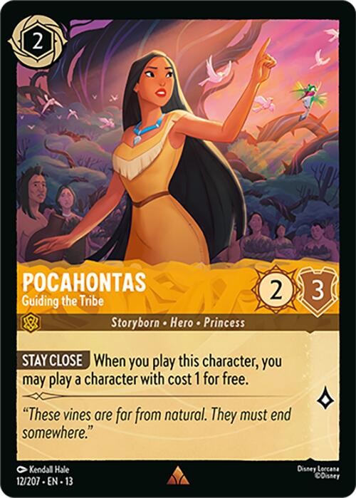 Pocahontas - Guiding the Tribe (12/204) [Attack of the Vine!] | L.A. Mood Comics and Games