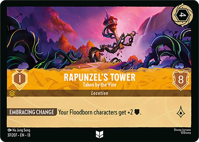 Rapunzel's Tower - Taken by the Vine (37/204) [Attack of the Vine!] | L.A. Mood Comics and Games