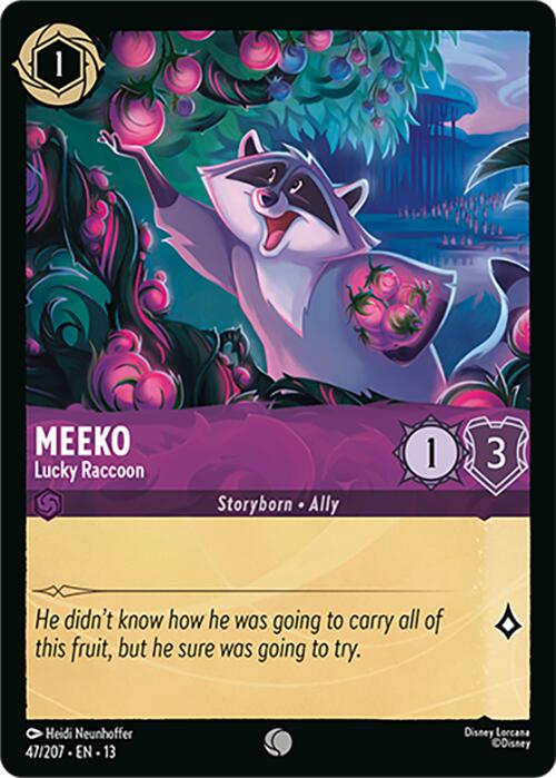 Meeko - Lucky Raccoon (47/204) [Attack of the Vine!] | L.A. Mood Comics and Games