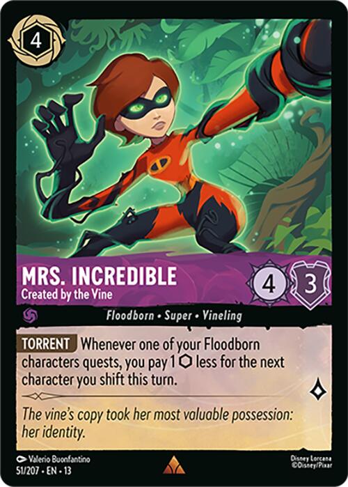Mrs. Incredible - Created by the Vine (51/204) [Attack of the Vine!] | L.A. Mood Comics and Games