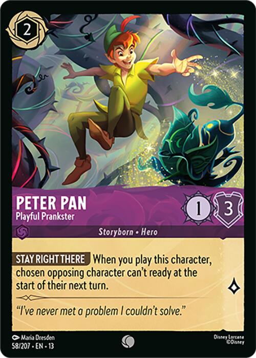 Peter Pan - Playful Prankster (58/204) [Attack of the Vine!] | L.A. Mood Comics and Games