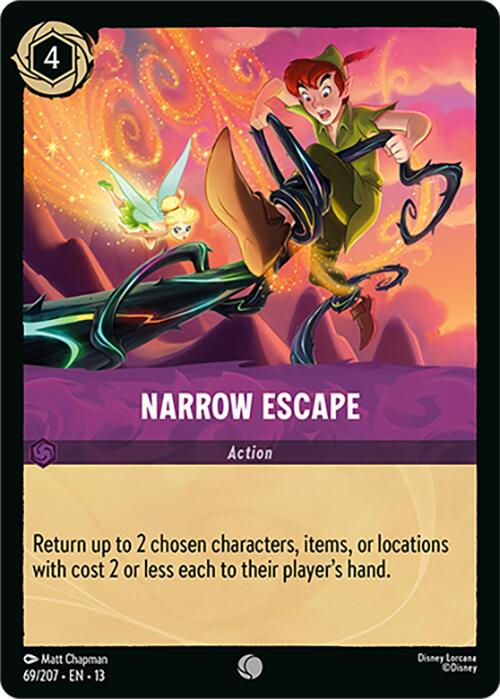Narrow Escape (69/204) [Attack of the Vine!] | L.A. Mood Comics and Games