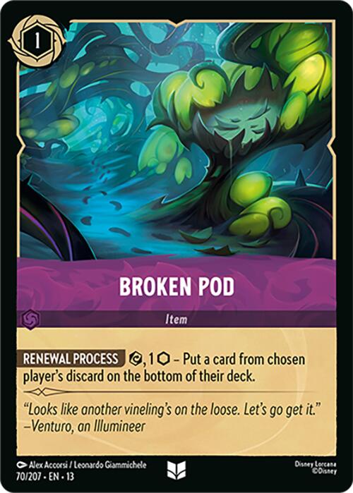 Broken Pod (70/204) [Attack of the Vine!] | L.A. Mood Comics and Games