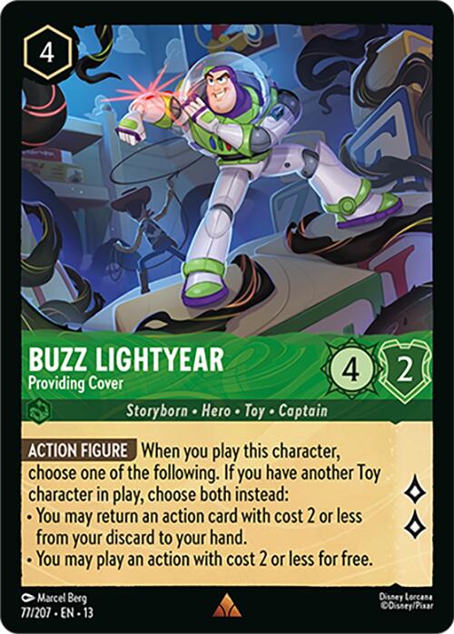 Buzz Lightyear - Providing Cover (77/204) [Attack of the Vine!] | L.A. Mood Comics and Games