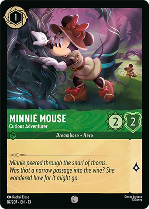 Minnie Mouse - Curious Adventurer (87/204) [Attack of the Vine!] | L.A. Mood Comics and Games
