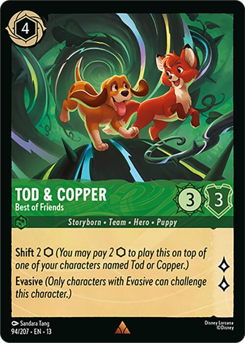 Tod & Copper - Best of Friends (94/204) [Attack of the Vine!] | L.A. Mood Comics and Games