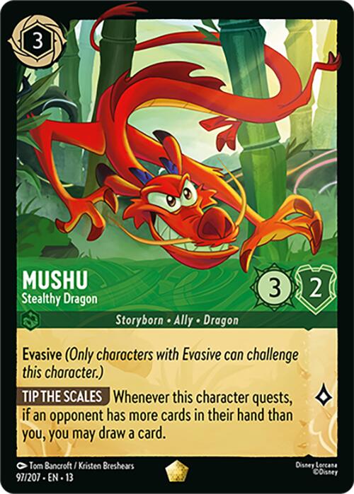Mushu - Stealthy Dragon (97/204) [Attack of the Vine!] | L.A. Mood Comics and Games