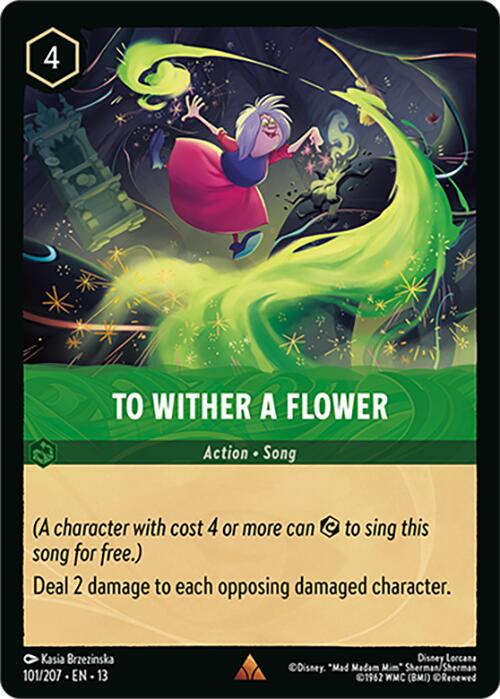 To Wither a Flower (101/204) [Attack of the Vine!] | L.A. Mood Comics and Games