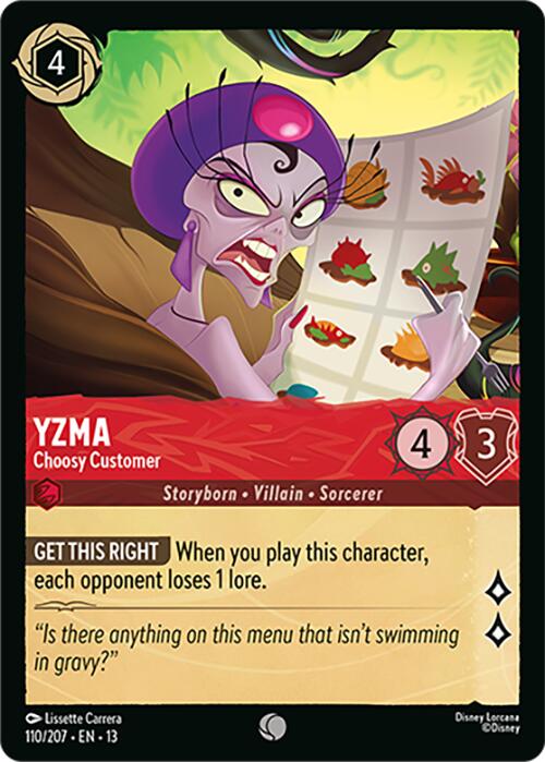 Yzma - Choosy Customer (110/204) [Attack of the Vine!] | L.A. Mood Comics and Games
