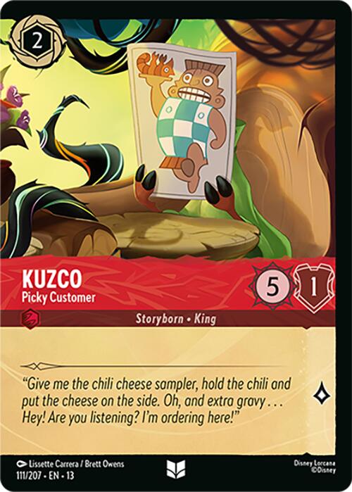 Kuzco - Picky Customer (Foil) (111/204) [Attack of the Vine!] | L.A. Mood Comics and Games