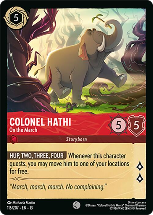 Colonel Hathi - On the March (116/204) [Attack of the Vine!] | L.A. Mood Comics and Games