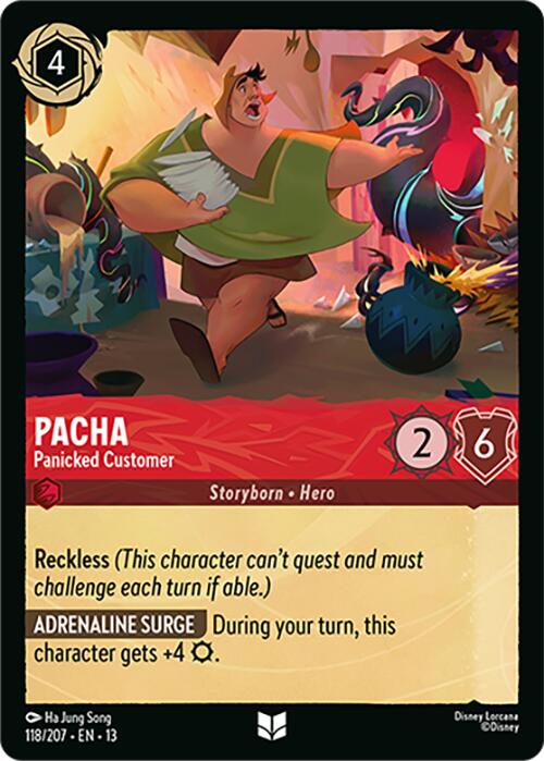 Pacha - Panicked Customer (118/204) [Attack of the Vine!] | L.A. Mood Comics and Games