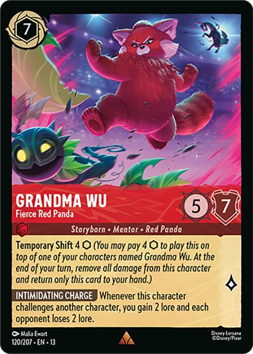 Grandma Wu - Fierce Red Panda (120/204) [Attack of the Vine!] | L.A. Mood Comics and Games