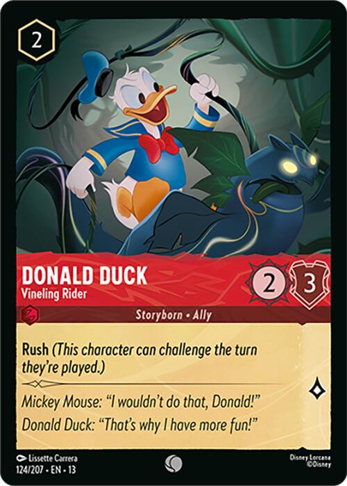Donald Duck - Vineling Rider (124/204) [Attack of the Vine!] | L.A. Mood Comics and Games