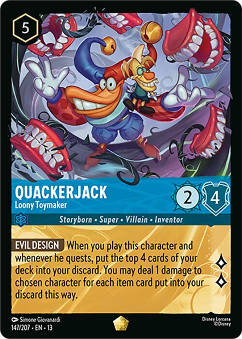 Quackerjack - Loony Toymaker (147/204) [Attack of the Vine!] | L.A. Mood Comics and Games