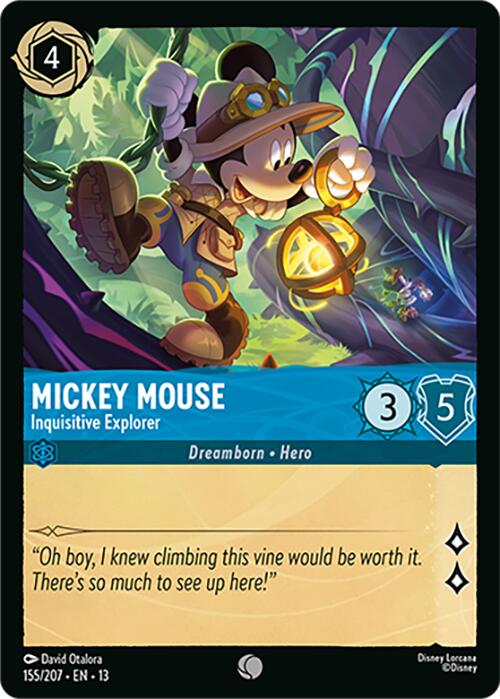 Mickey Mouse - Inquisitive Explorer (155/204) [Attack of the Vine!] | L.A. Mood Comics and Games