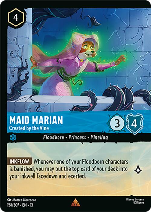 Maid Marian - Created by the Vine (Foil) (158/204) [Attack of the Vine!] | L.A. Mood Comics and Games