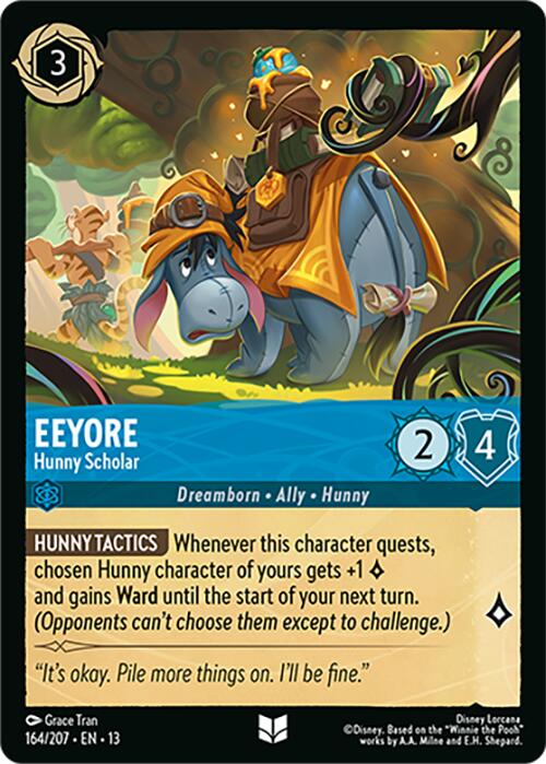 Eeyore - Hunny Scholar (164/204) [Attack of the Vine!] | L.A. Mood Comics and Games