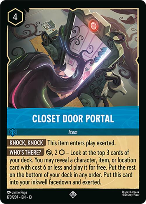 Closet Door Portal (170/204) [Attack of the Vine!] | L.A. Mood Comics and Games