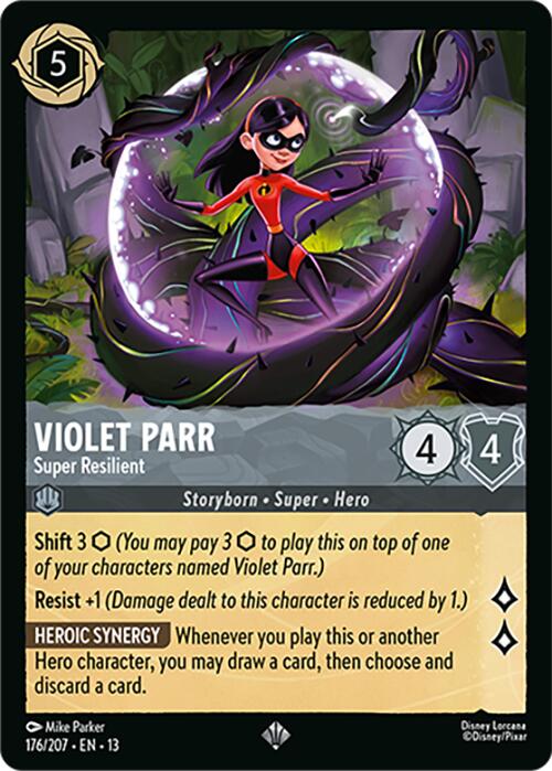 Violet Parr - Super Resilient (176/204) [Attack of the Vine!] | L.A. Mood Comics and Games
