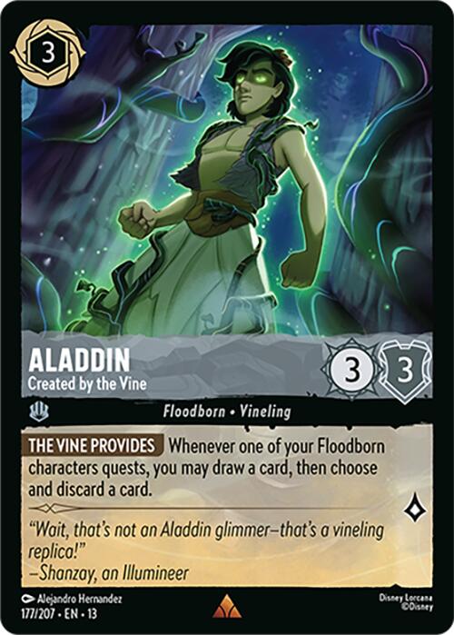 Aladdin - Created by the Vine (177/204) [Attack of the Vine!] | L.A. Mood Comics and Games