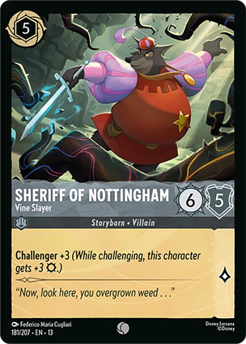 Sheriff of Nottingham - Vine Slayer (181/204) [Attack of the Vine!] | L.A. Mood Comics and Games