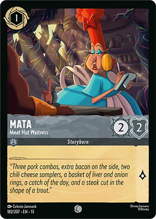 Mata - Meat Hut Waitress (182/204) [Attack of the Vine!] | L.A. Mood Comics and Games