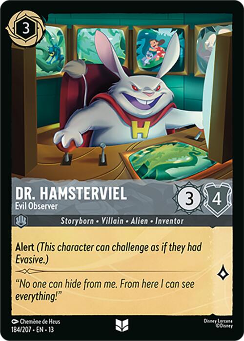 Dr. Hamsterviel - Evil Observer (184/204) [Attack of the Vine!] | L.A. Mood Comics and Games