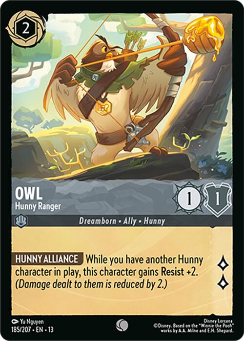 Owl - Hunny Ranger (185/204) [Attack of the Vine!] | L.A. Mood Comics and Games