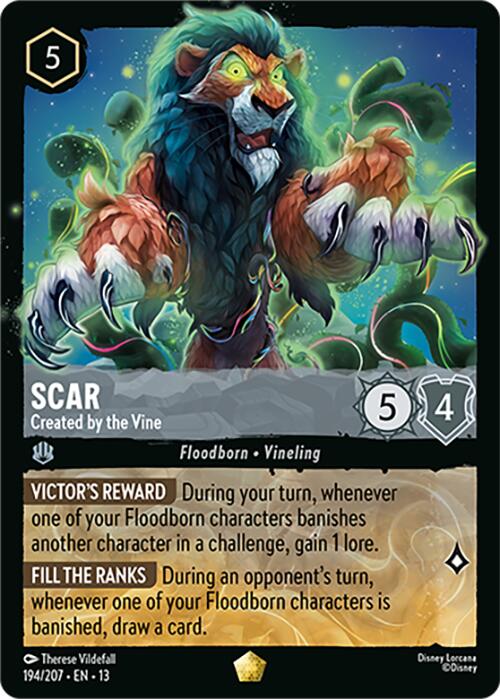 Scar - Created by the Vine (194/204) [Attack of the Vine!] | L.A. Mood Comics and Games