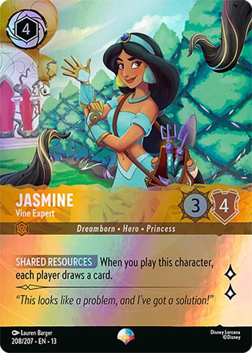 Jasmine - Vine Expert (Epic) (208/204) [Attack of the Vine!] | L.A. Mood Comics and Games