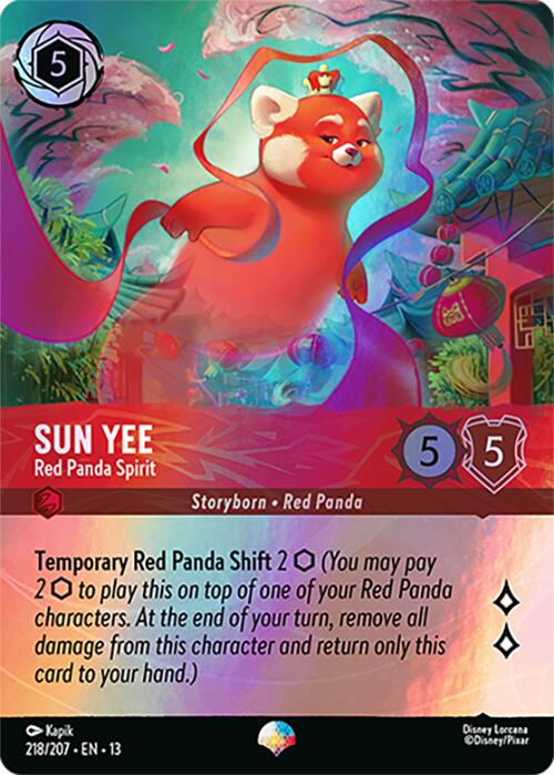 Sun Yee - Red Panda Spirit (Epic) (218/204) [Attack of the Vine!] | L.A. Mood Comics and Games