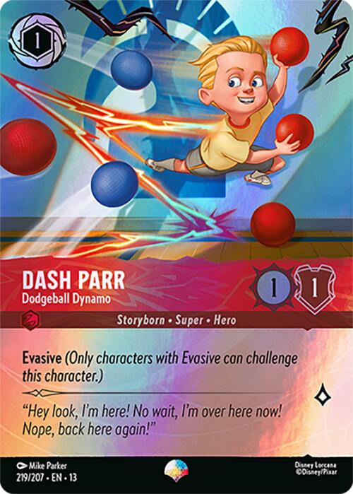 Dash Parr - Dodgeball Dynamo (Epic) (219/204) [Attack of the Vine!] | L.A. Mood Comics and Games