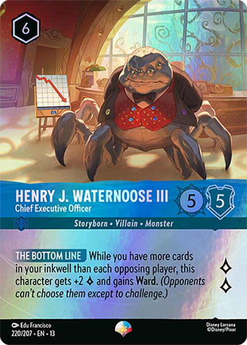 Henry J. Waternoose III - Chief Executive Officer (Epic) (220/204) [Attack of the Vine!] | L.A. Mood Comics and Games