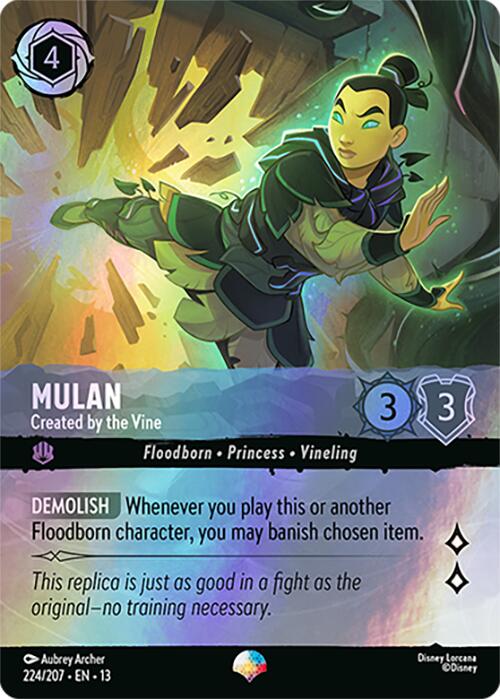 Mulan - Created by the Vine (Epic) (224/204) [Attack of the Vine!] | L.A. Mood Comics and Games