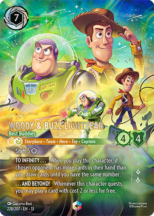 Woody & Buzz Lightyear - Best Buddies (Enchanted) (228/204) [Attack of the Vine!] | L.A. Mood Comics and Games