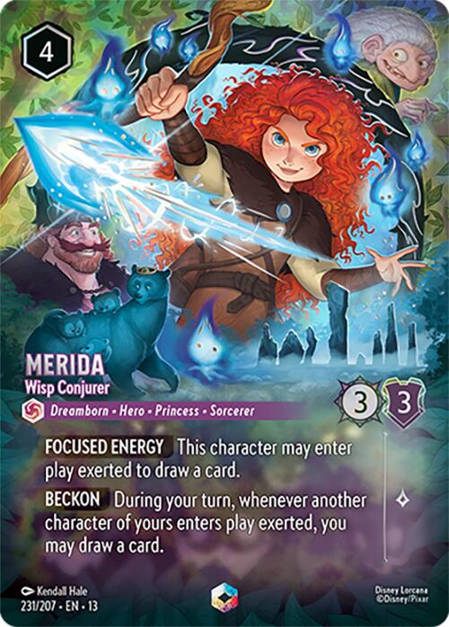 Merida - Wisp Conjurer (Enchanted) (231/204) [Attack of the Vine!] | L.A. Mood Comics and Games